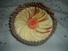 Schokoröllchen-Torte mit Apfelmus - Rezept