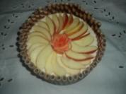 Schokoröllchen-Torte mit Apfelmus - Rezept