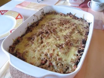 Rezept: Hackfleisch - Reis - Auflauf Hackfleisch - Reis - Auflauf - Rezept