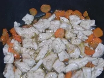 Hähnchenbrustfiletstreifen mit roten Bohnen - Rezept - Bild Nr. 3