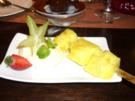 Marzipanmousse mit gegrillter Ananas - Rezept