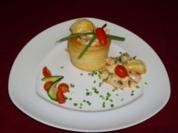 Lachsragout in Butterpastete - Rezept