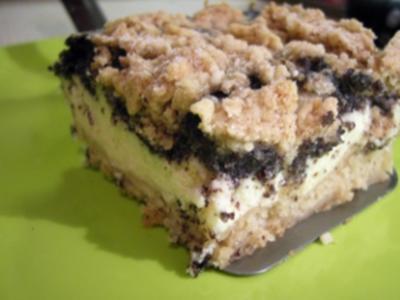 Kuchen: Mohn-Apfel-Topfen-Streusel - Rezept