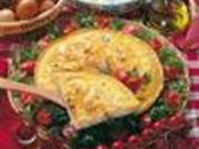 antipasti omlett mit zwei  kaesesorten - Rezept