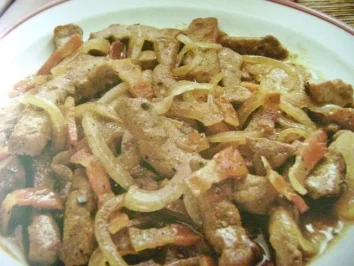 Leber mit Speck - Rezept