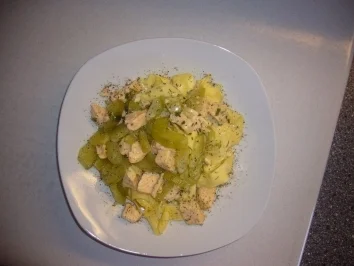 Rezept: Kikis Lachs-Gurken-Pfanne "light" Bild Nr. 6 Kikis Lachs-Gurken-Pfanne "light" - Rezept - Bild Nr. 6