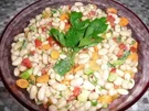 Griechischer Bohnensalat - Rezept