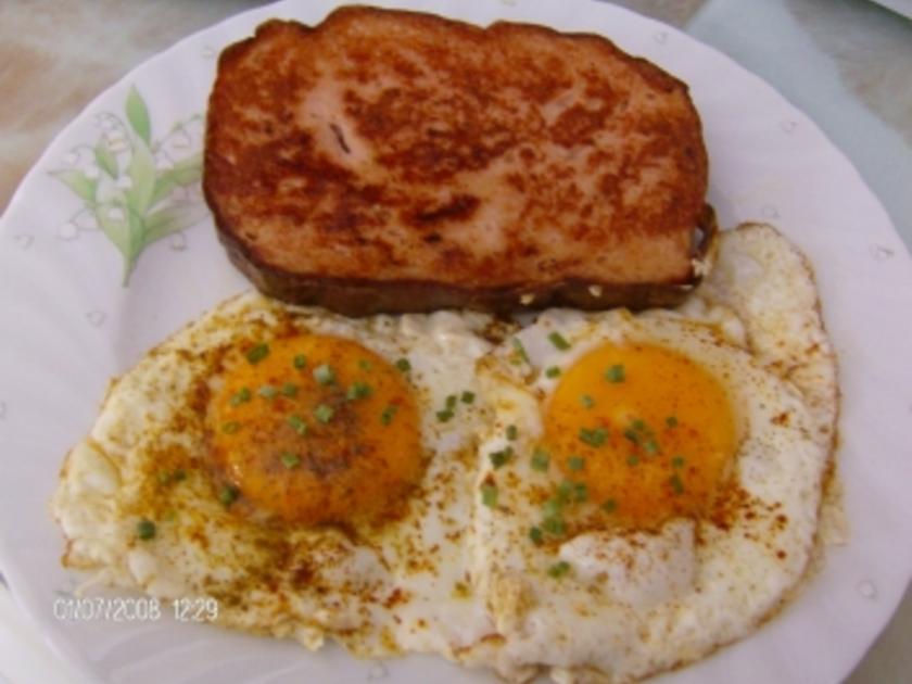 Leberkäse mit Ei - einfach - von Mariposa Leberkäse mit Ei - einfach - von Mariposa