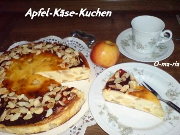 Kuchen  Apfel-Käse-Kuchen - Rezept