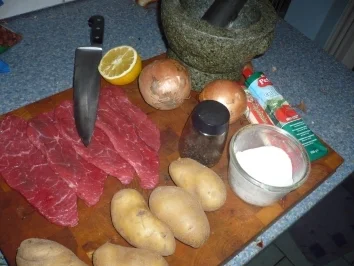 Zwiebel - Saftschnitzel - Rezept