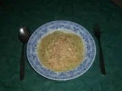 Spaghetti mit Paprika-Peperonisoße - Rezept