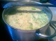 Hackfleisch - Käse - Lauchsuppe - Rezept