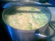 Hackfleisch - Käse - Lauchsuppe - Rezept
