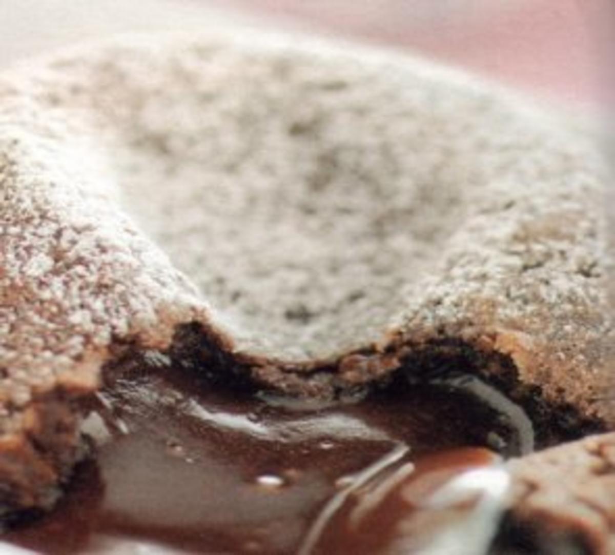 dessert tòrtchen mit schokoladenherz - Rezept