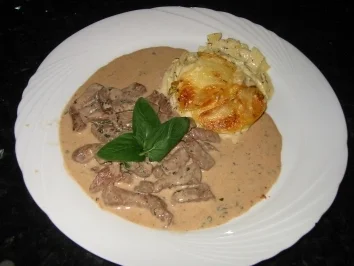 Rezept: Rindshuftstreifen an Marsalasauce Rindshuftstreifen an Marsalasauce - Rezept