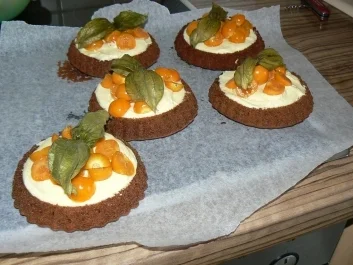 exotisches Obsttörtchen mit Physalis - Rezept - Bild Nr. 4