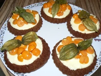 exotisches Obsttörtchen mit Physalis - Rezept - Bild Nr. 2