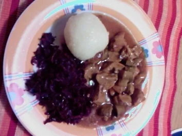 Schweinescharfes Biergulasch - Rezept