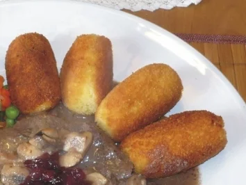 Kartoffelkroketten ganz einfach - Rezept