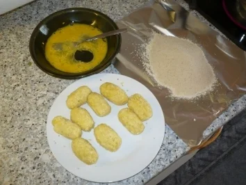 Kartoffelkroketten ganz einfach - Rezept