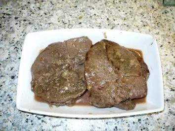 Rezept: Hirschschnitzel mit Champignons Hirschschnitzel mit Champignons - Rezept