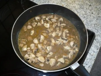 Rezept: Hirschschnitzel mit Champignons Hirschschnitzel mit Champignons - Rezept