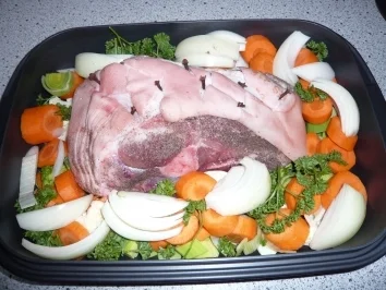 Gespickter Krustenbraten - Rezept