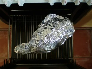 Rezept: Alwins Wildschweinkeule (Frischling) naturell Alwins Wildschweinkeule (Frischling) naturell - Rezept