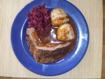 Rezept: Alwins Wildschweinkeule (Frischling) naturell Alwins Wildschweinkeule (Frischling) naturell - Rezept