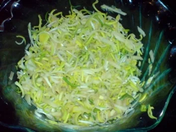 Apfel-Porree-Salat, pikant - Rezept