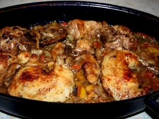 Provenzialisches Rotweinhähnchen - Rezept