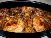 Rezept: Provenzialisches Rotweinhähnchen Provenzialisches Rotweinhähnchen - Rezept