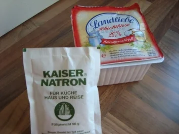 Rezept: Abendbrot - Angemachter Kochkäse mit Pellkartoffeln Abendbrot - Angemachter Kochkäse mit Pellkartoffeln - Rezept