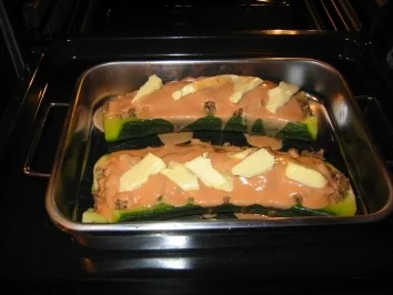 Rezept: Zucchini überbacken Zucchini überbacken - Rezept