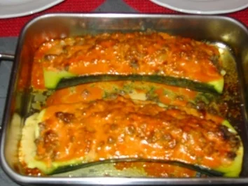 Rezept: Zucchini überbacken Zucchini überbacken - Rezept