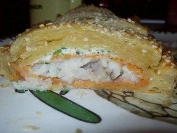 Rezept: Seelachsfilet im Blätterteig Seelachsfilet im Blätterteig - Rezept