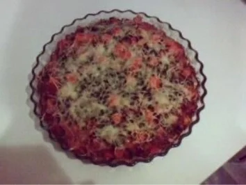 Rezept: Hackfleisch-Pizza mit Gemüse Hackfleisch-Pizza mit Gemüse - Rezept