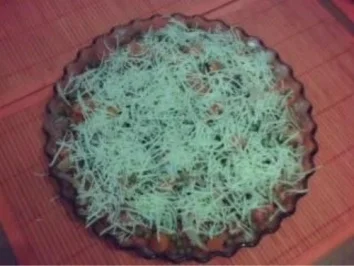 Rezept: Hackfleisch-Pizza mit Gemüse Hackfleisch-Pizza mit Gemüse - Rezept