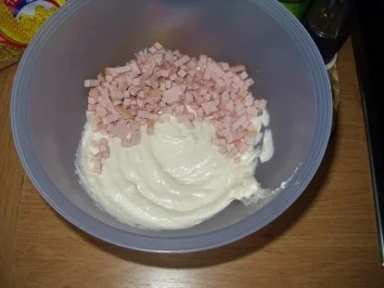 Rezept: Wenn sich die Nudel in die Salatsoße legt.... Bild Nr. 6 Wenn sich die Nudel in die Salatsoße legt.... - Rezept - Bild Nr. 6