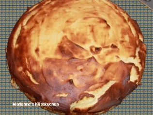 Rezept: Marianne's Käsekuchen Marianne's Käsekuchen - Rezept