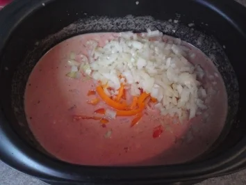 Rezept: Paprika Fleischwurst Topf Paprika Fleischwurst Topf - Rezept