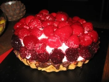 Dänische Himbeer Brombeer Torte - Rezept