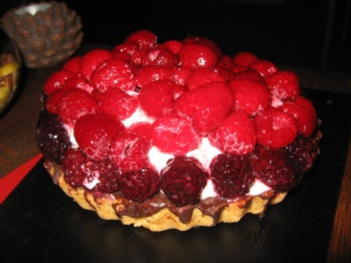 Dänische Himbeer Brombeer Torte - Rezept - kochbar.de