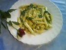 Penne mit Gorgonzola-Rahmspinat - Rezept