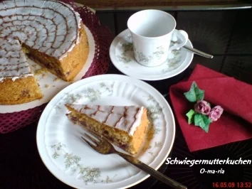 Rezept: Kuchen Schwiegermutterkuchen Kuchen Schwiegermutterkuchen - Rezept