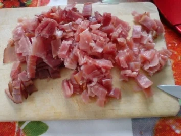 Quiche Lorraine mit Blätterteig - Rezept