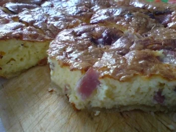Quiche Lorraine mit Blätterteig - Rezept