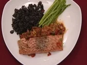 Lachs Vietnam mit Thai-Spargel, Nudeln und Soße Ha Long Bay (Andre Holst) - Rezept