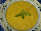Möhrenrahmsuppe mit Basilikum - Rezept