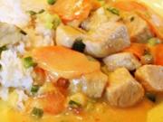 rotes Thai-Curry Huhn in Kokossoße - Rezept